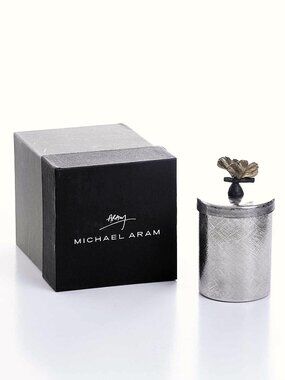 Michael Aram Butterfly Ginkgo Round Container w/Lid (Open Box)